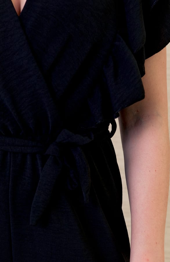 Ruches Jumpsuit Mirre Zwart – shoparchief — foto 4