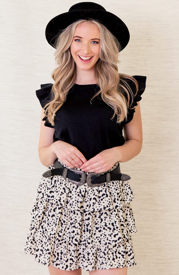 Ruches Top Lois Zwart – shoparchief — foto 4