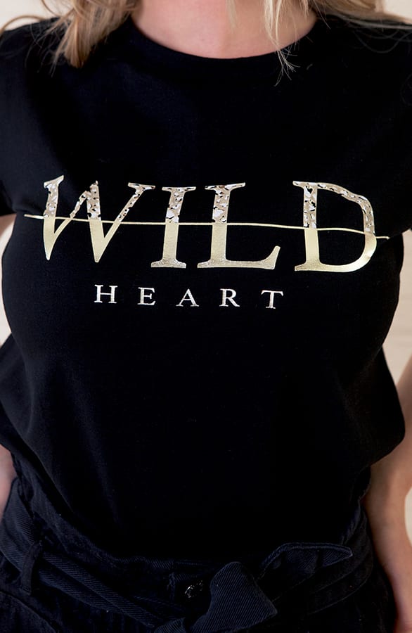 Wild Print T-shirt Lindy Zwart – shoparchief — foto 3