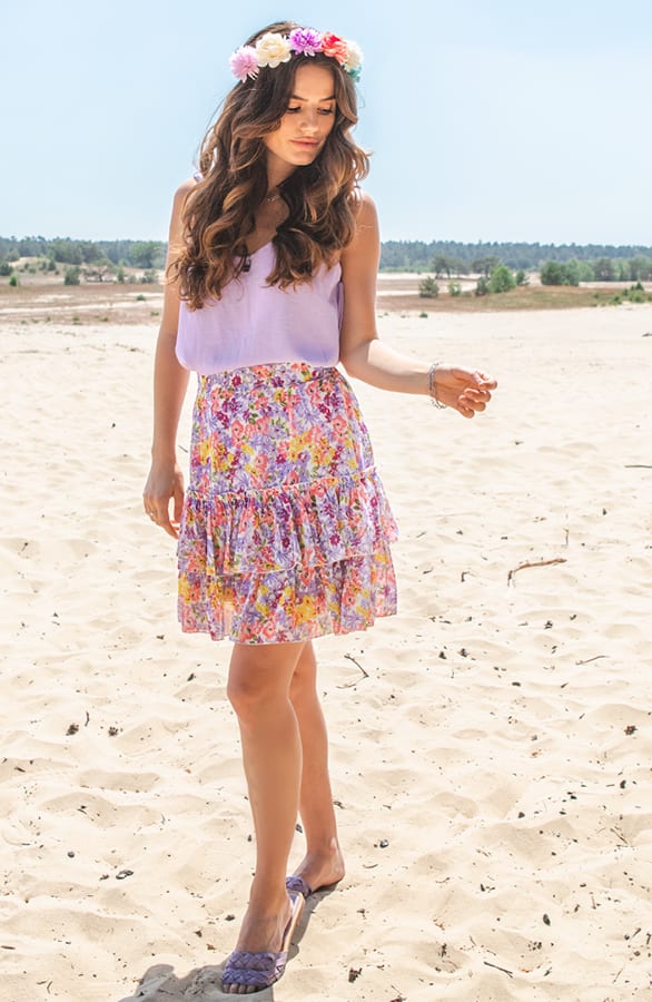 Bloemen Rok Exclusive Joy Multicolor – shoparchief — foto 3
