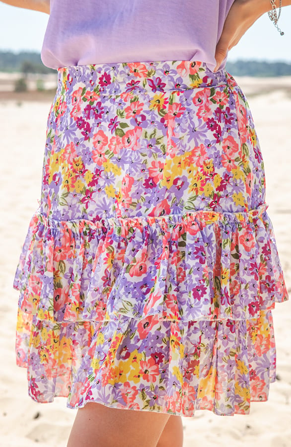 Bloemen Rok Exclusive Joy Multicolor – shoparchief
