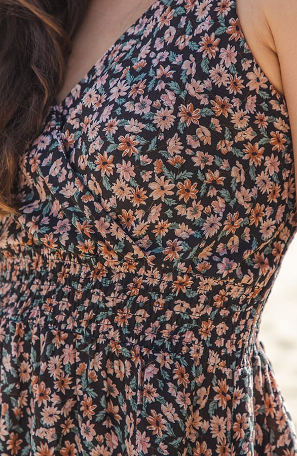 Bloemen Spaghetti Jurk Jacky Kort – shoparchief — foto 9