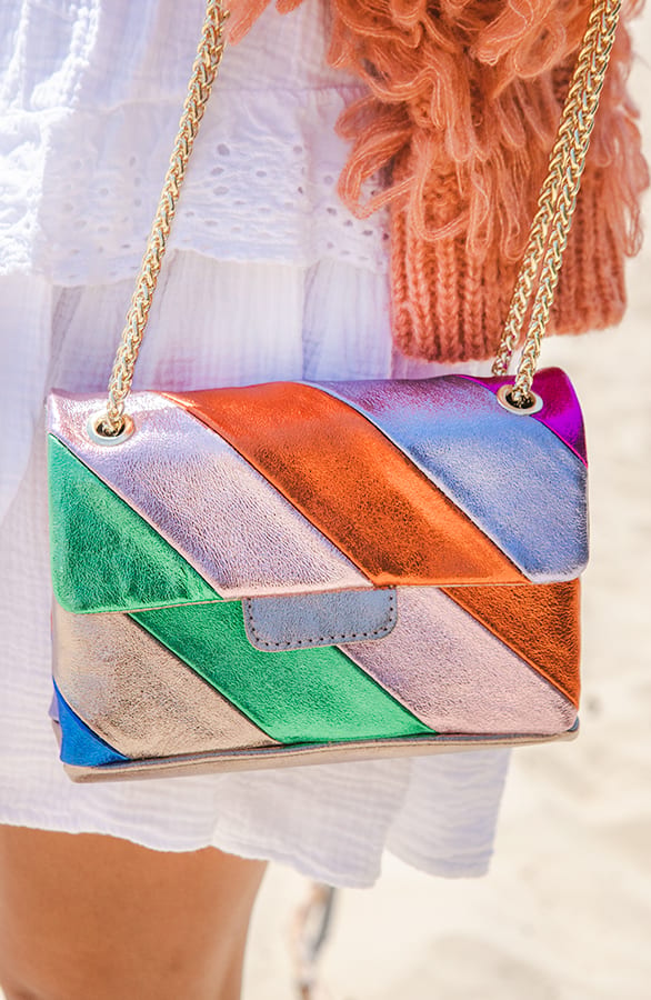 Colourful stripes Bag Maddie Small – shoparchief