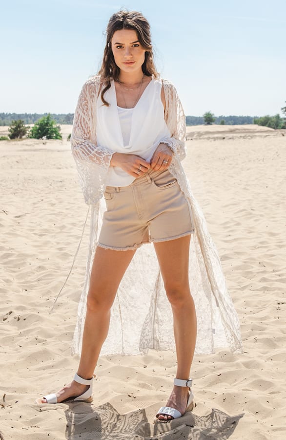 Ibiza Kimono Vajen Beige – shoparchief