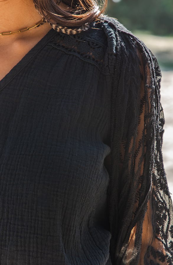 Ibiza Kimono Vajen Zwart – shoparchief — foto 4
