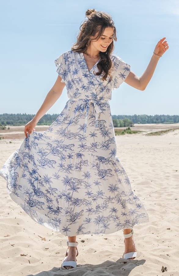 Jungle Dress Pien Blauw – shoparchief