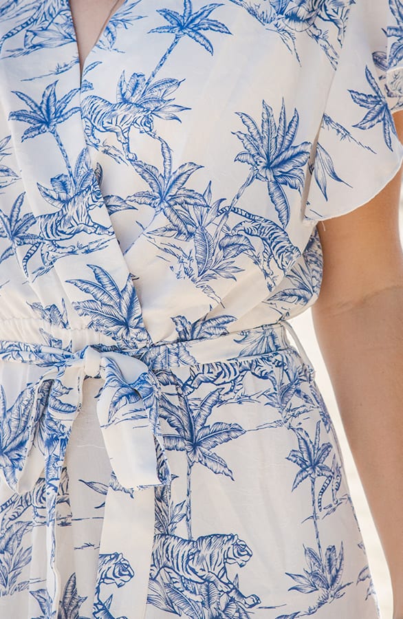 Jungle Dress Pien Blauw – shoparchief — foto 3