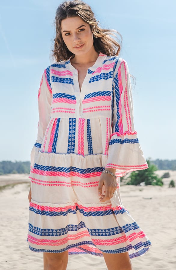 Kelim Tuniek Evy Roze Blauw – shoparchief — foto 2