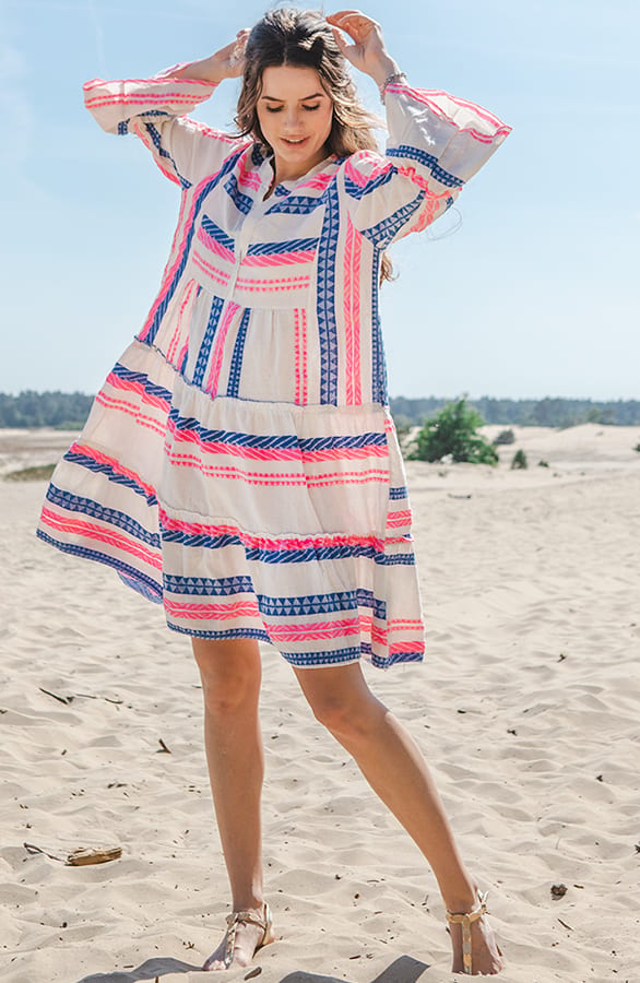 Kelim Tuniek Evy Roze Blauw – shoparchief
