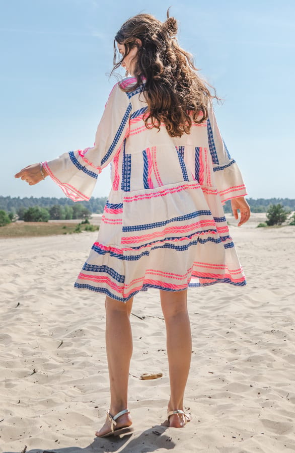 Kelim Tuniek Evy Roze Blauw – shoparchief — foto 3