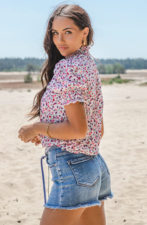 Lynn Top Bloesemprint – shoparchief — foto 4