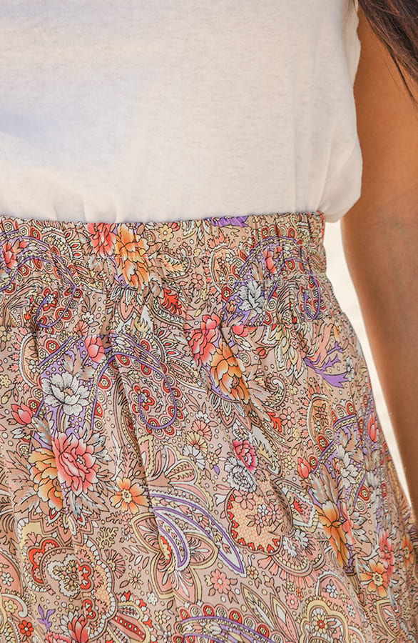 Maxi Rok Ibiza Yasmine Camel – shoparchief — foto 4
