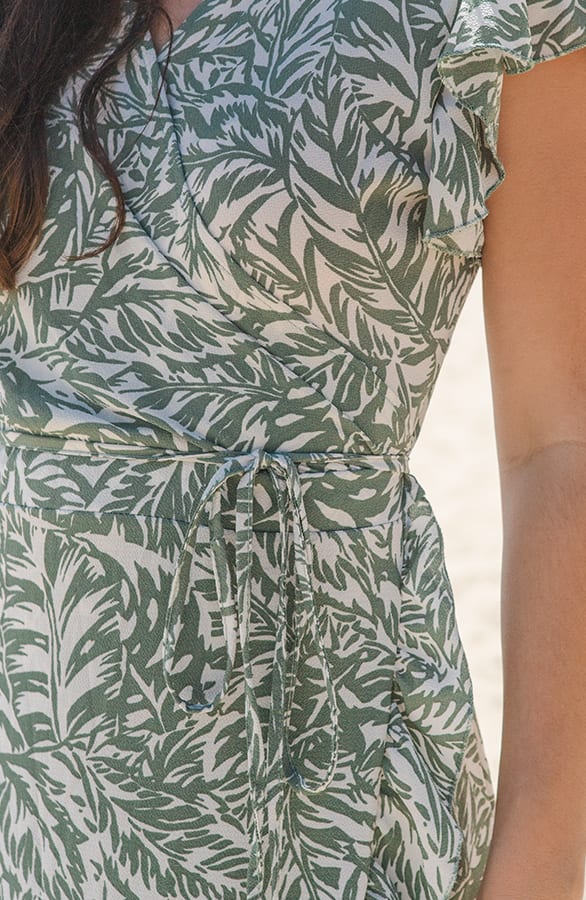 Midi Jurk Leaves Jenny Army – shoparchief — foto 4