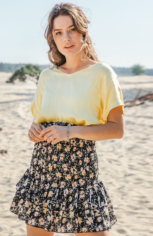 Smock Ruches Rok Olcay Zwart – shoparchief — foto 3