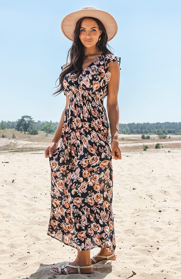 Rozen Ruffle Jurk Jacky Marine – shoparchief — foto 5