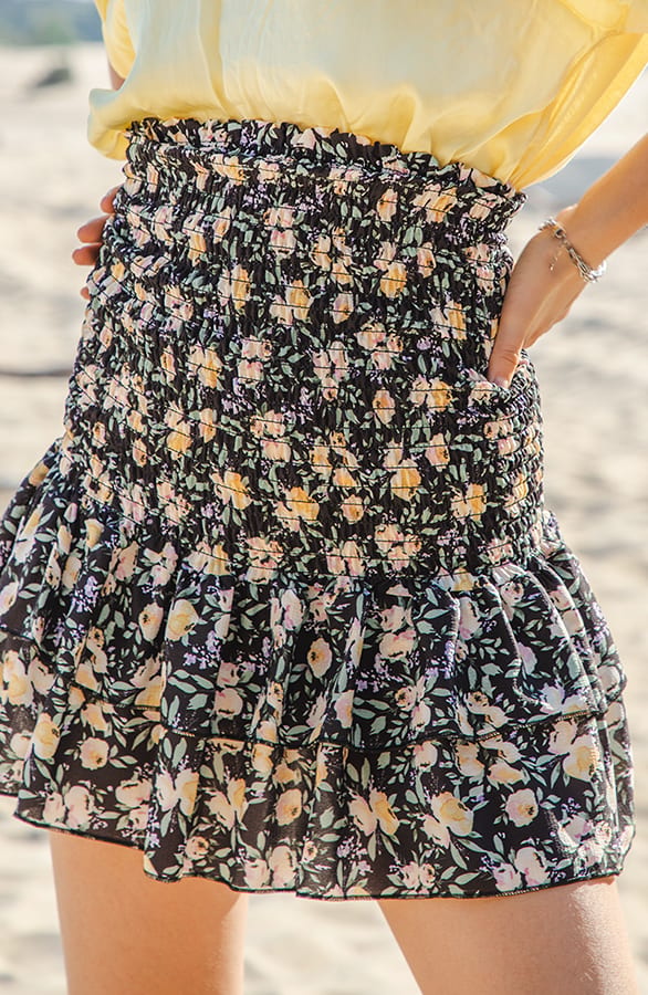 Smock Ruches Rok Olcay Zwart – shoparchief