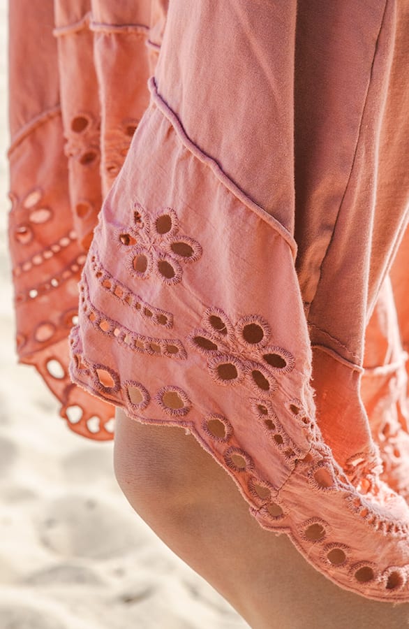 T-shirt Dress Met Embroidery Dust – shoparchief — foto 3