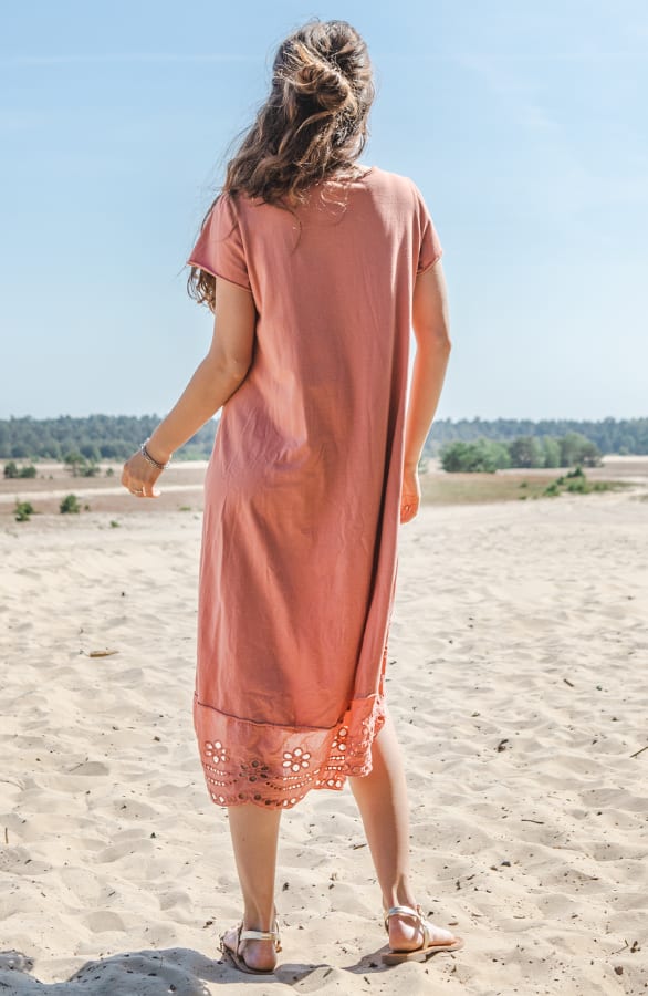 T-shirt Dress Met Embroidery Dust – shoparchief — foto 2