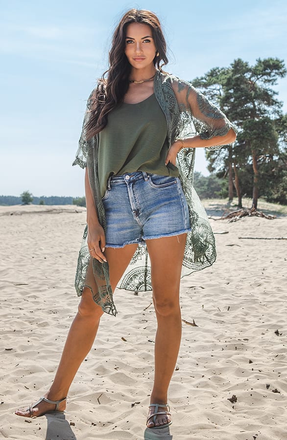 Trendy Top Jipp Army – shoparchief