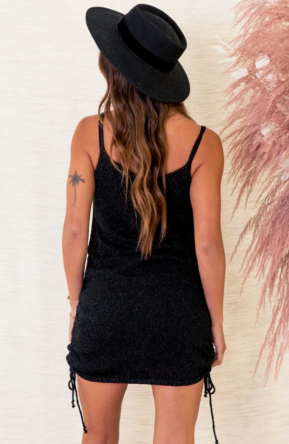 Gehaakte Lurex Jurk Aila Zwart – shoparchief — foto 4
