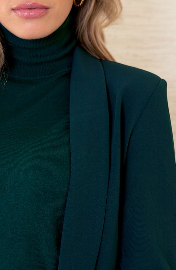 De coltrui in combinatie met een blazer — foto 1