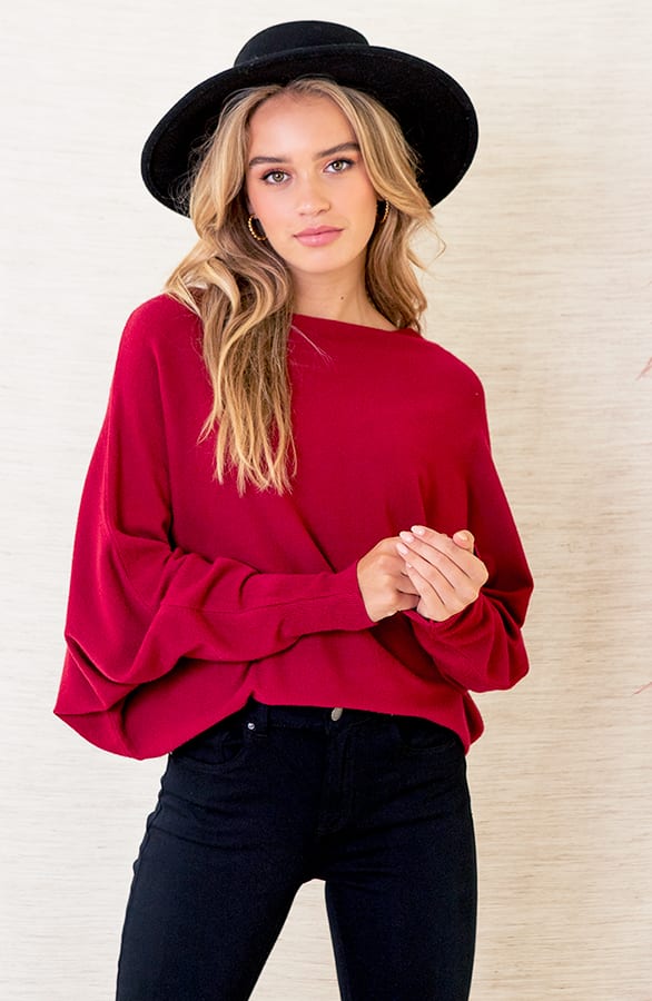 Debby Sweater Bordeaux – shoparchief — foto 8