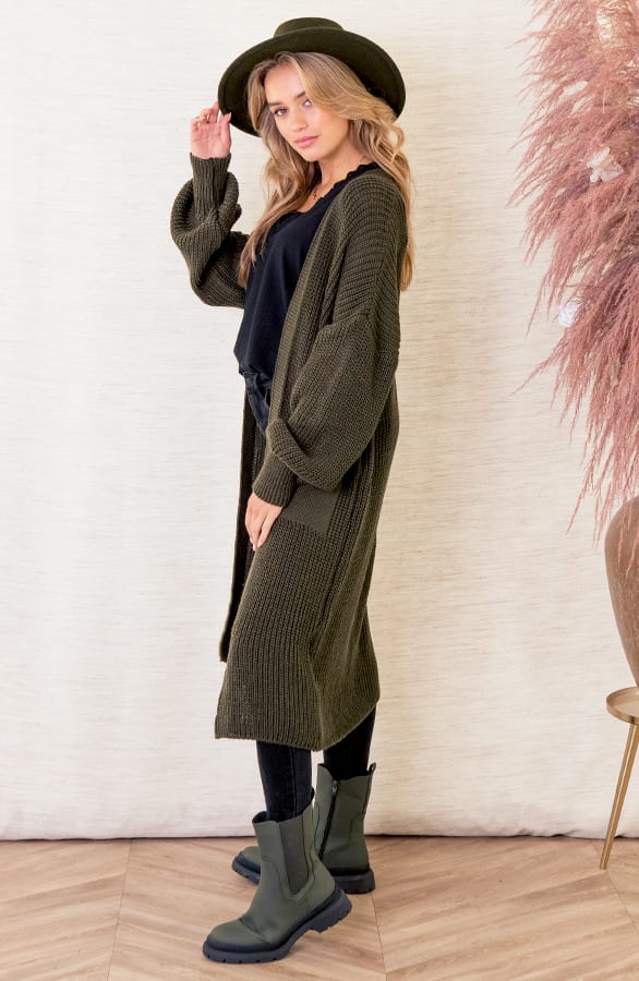 Lang Vest Met Zakken Lilly Army – shoparchief — foto 2