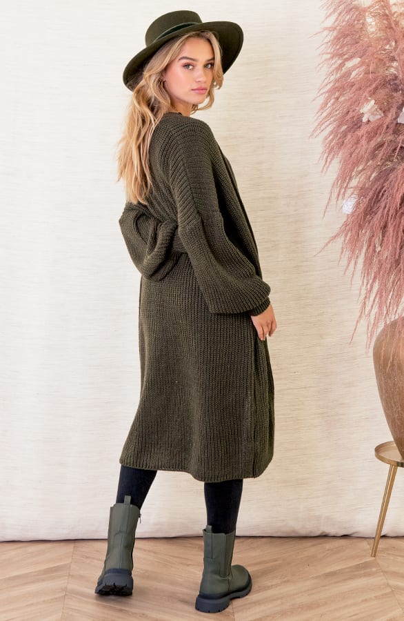 Lang Vest Met Zakken Lilly Army – shoparchief — foto 3