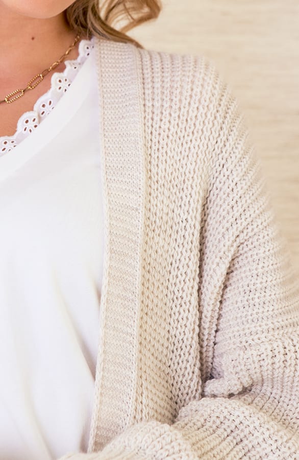 Lang Vest Met Zakken Lilly Beige – shoparchief — foto 4