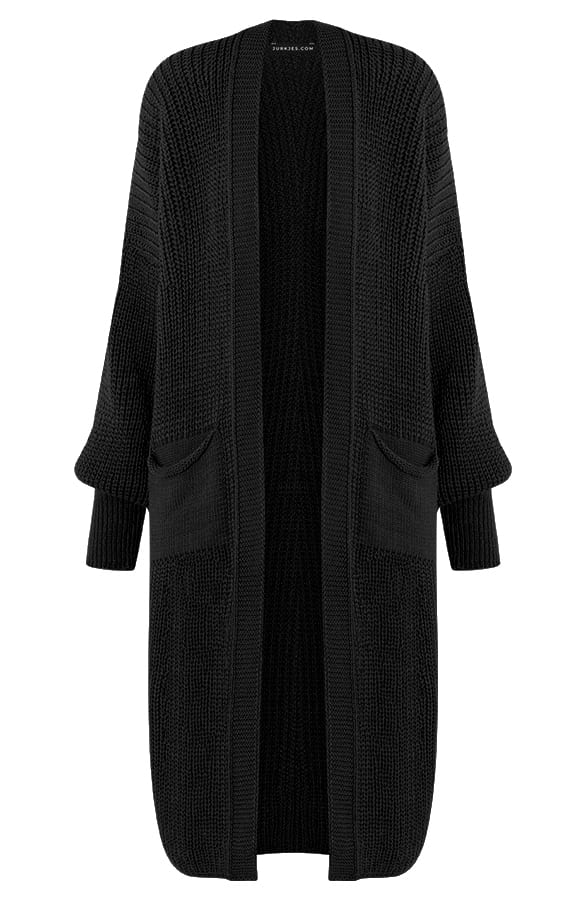 Lang Vest Met Zakken Lilly Zwart – shoparchief — foto 5