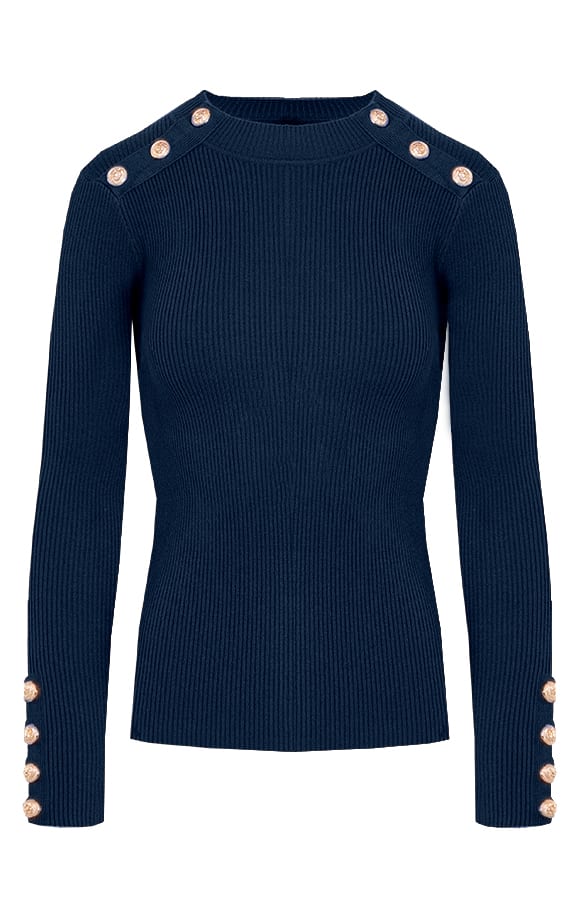 Longsleeve Stretch Trui Suzanne Marine – shoparchief — foto 10