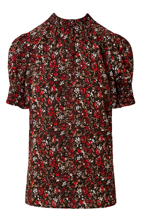 Lynn Top Bloemenprint Rood – shoparchief — foto 6