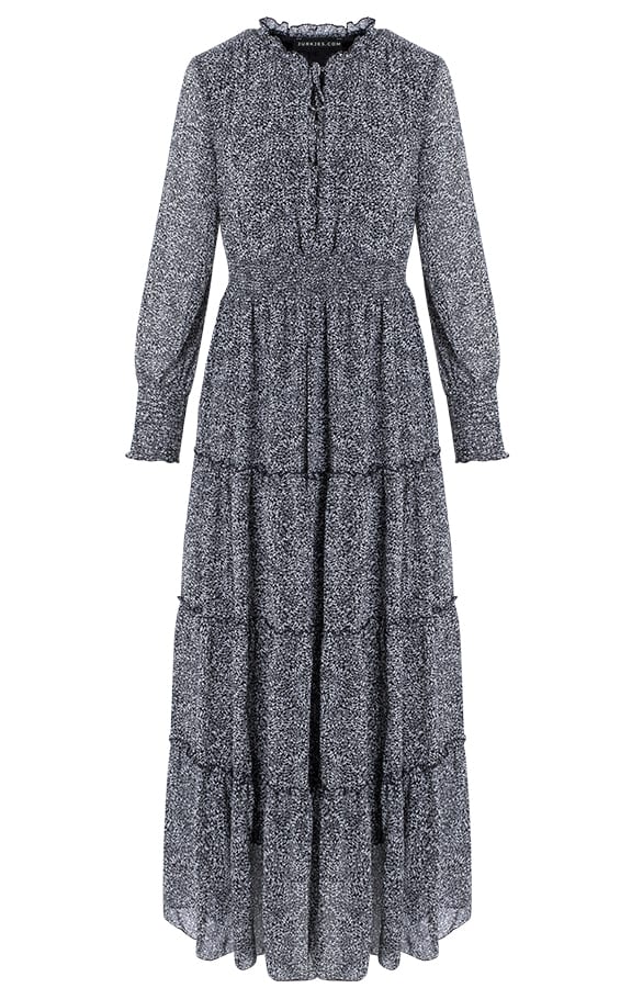Maxi Jurk Met Elastiek Jessica Zwart – shoparchief — foto 7