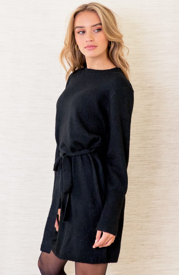 Oversized Tuniek Met Lint Jolien Zwart – shoparchief — foto 3