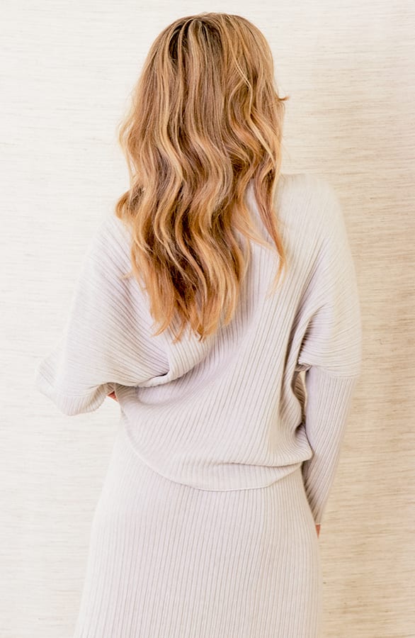 Ribstof Trui Suus Light Beige – shoparchief — foto 2