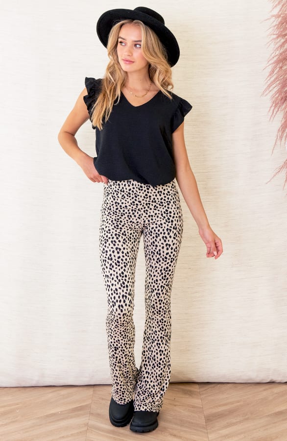 Ruches Blouse Audrina Zwart – shoparchief — foto 3