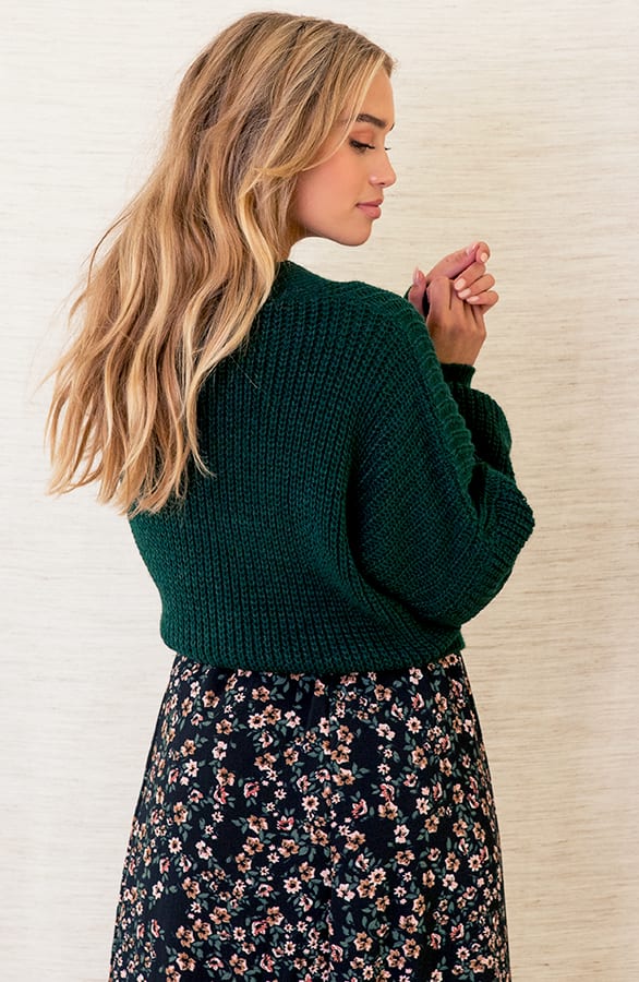 Strik Vest Ruby Smaragdgroen – shoparchief — foto 10