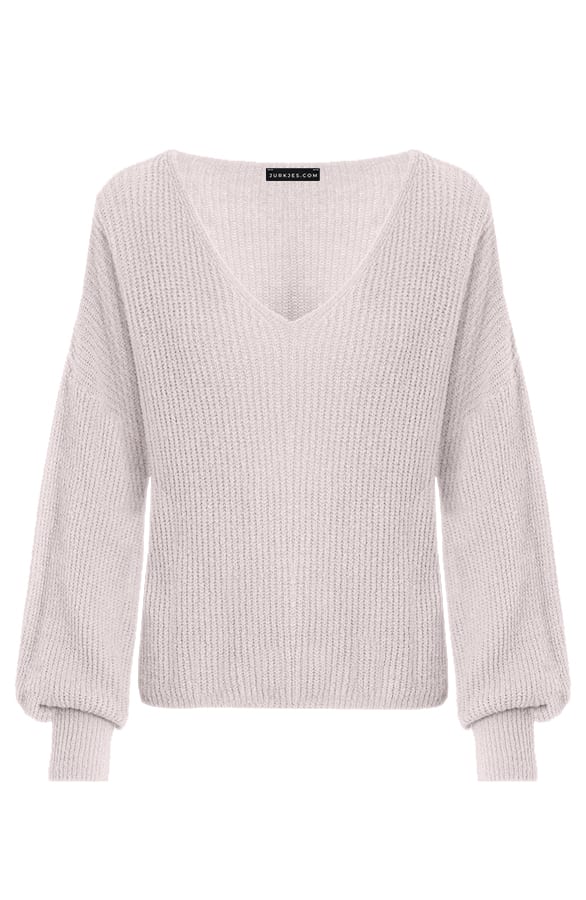 Gebreide Dames Trui Yasmina Beige – shoparchief — foto 5