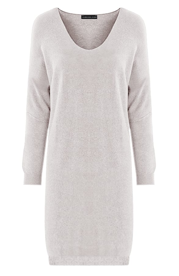 Oversized Sweater Dress Rosanne Beige – shoparchief — foto 5
