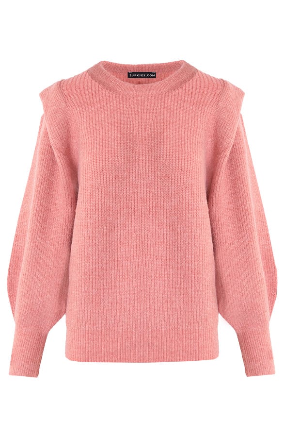 Trendy Shoulder Sweater Annabelle Roze – shoparchief — foto 11