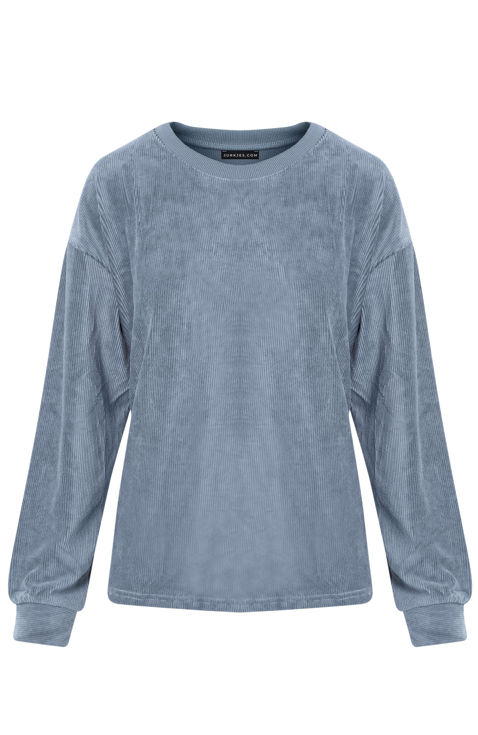 Comfy Corduroy Trui Tatum Dust Green – shoparchief