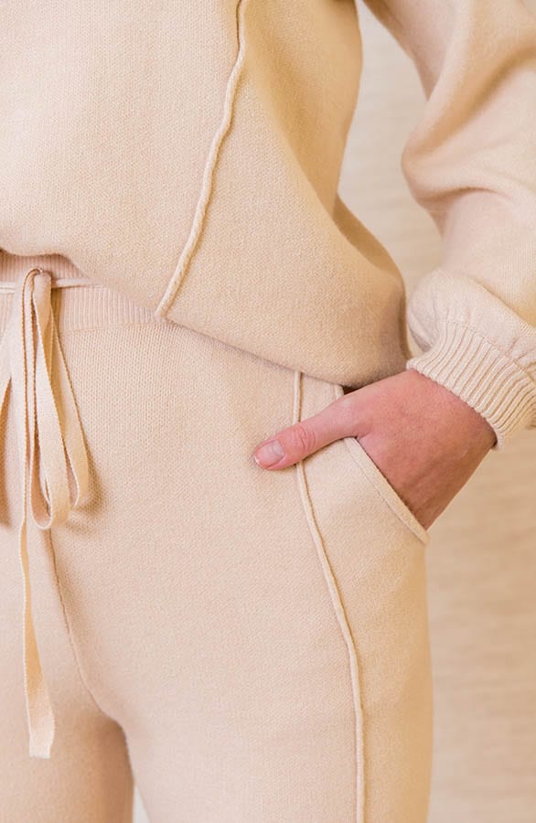 Comfy Jogging Broek katelynn Beige – shoparchief — foto 4
