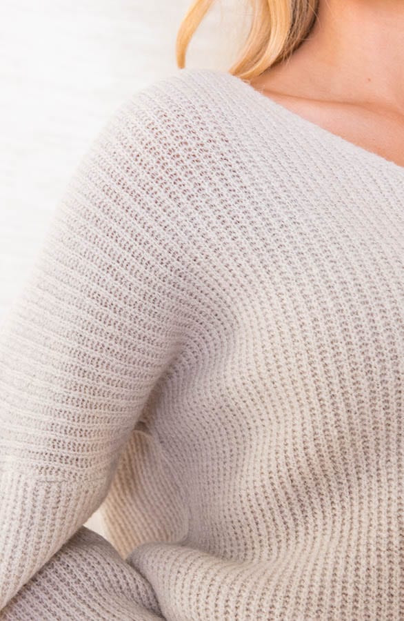 Gebreide Dames Trui Yasmina Beige – shoparchief — foto 4