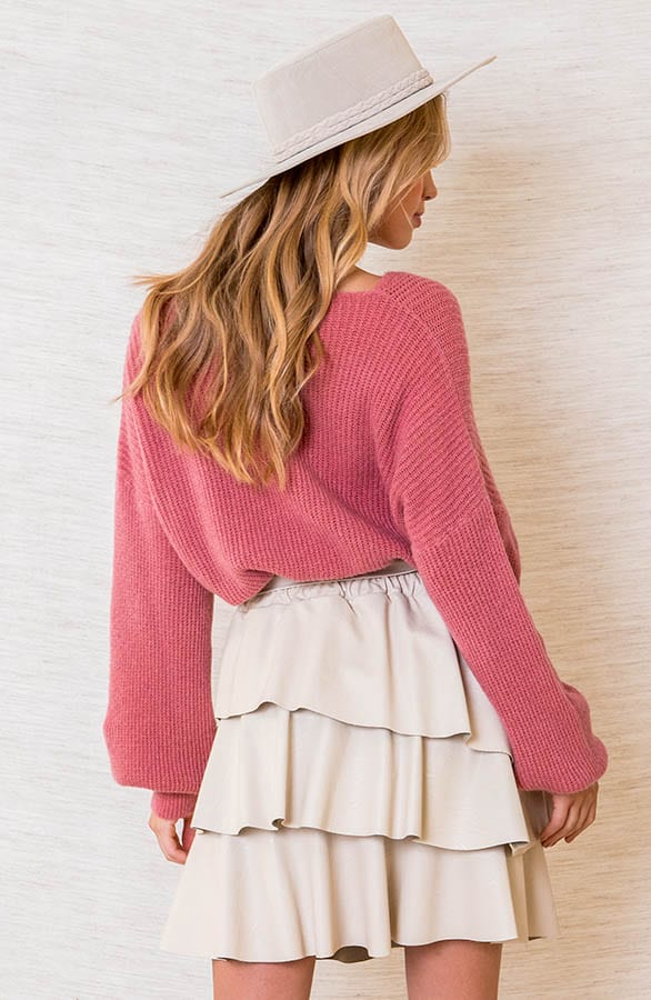Gebreide Dames Trui Yasmina Dust Roze – shoparchief — foto 3