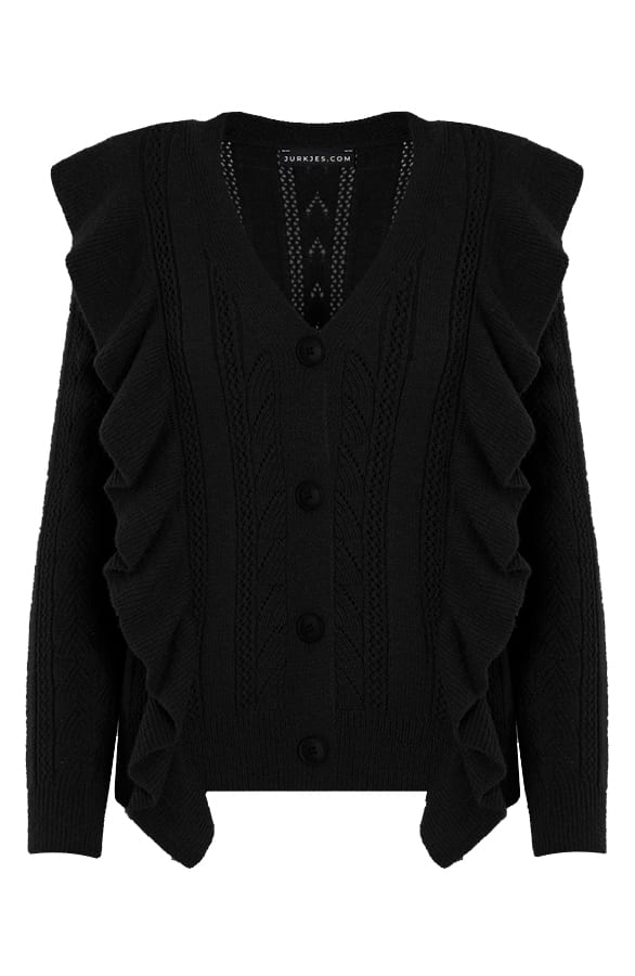 Gehaakt Vest Met Ruches Lianne Zwart – shoparchief