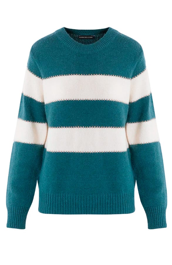 Gestreepte Lurex Trui Janae Oase – shoparchief