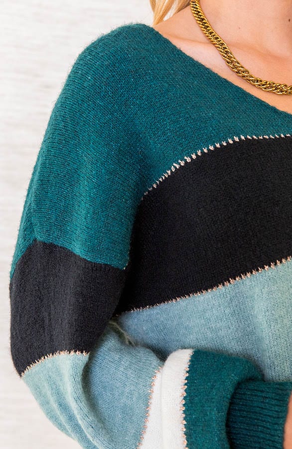Gestreepte Trui Jess Blauw – shoparchief — foto 4