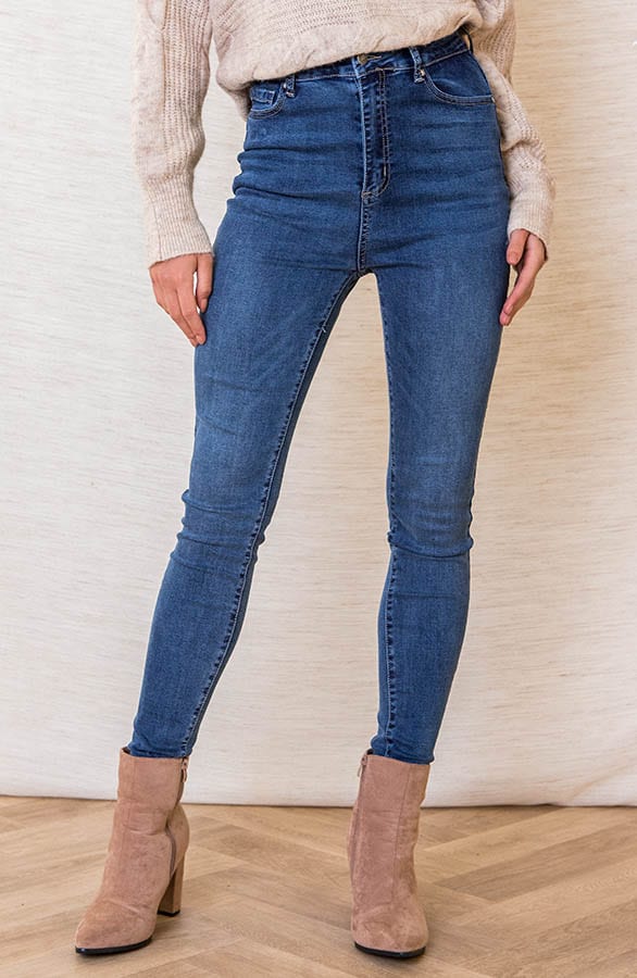 Hoge Taille Skinny Jeans Izzy – shoparchief