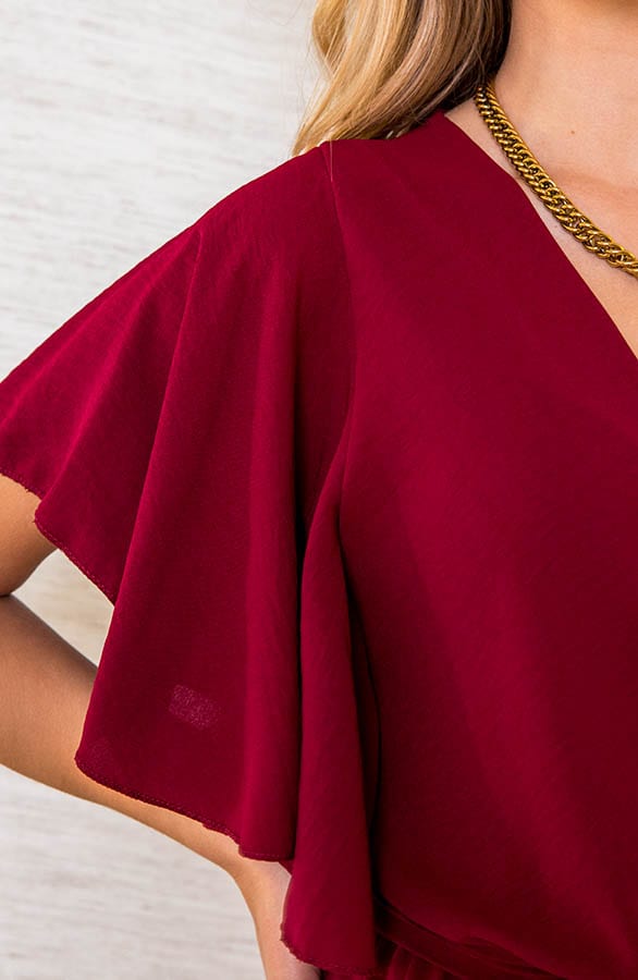 Jurk Nikkie Bordeaux – shoparchief — foto 4
