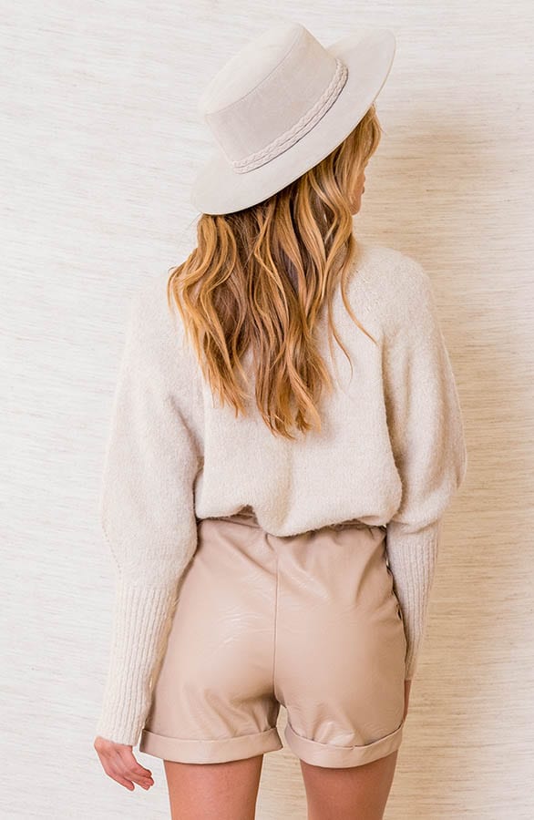 Oversized Lurex Trui Loesje Beige – shoparchief — foto 3